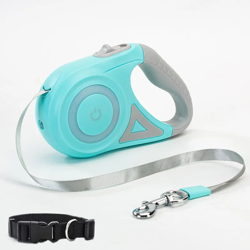 Automatic Retractable Pet Leash & Collar – For Small & Medium Dogs
