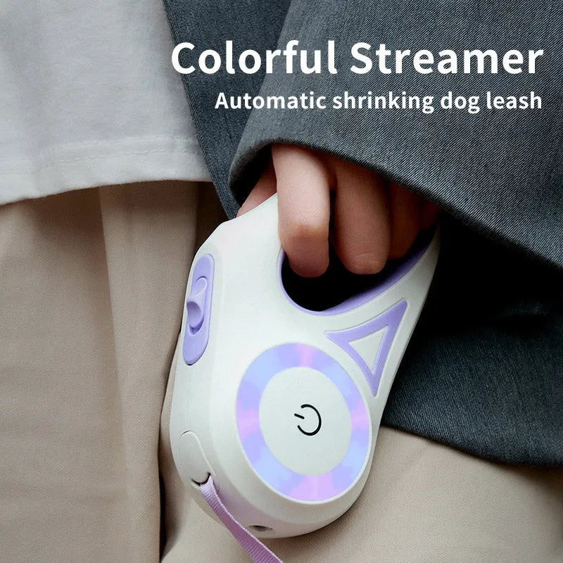 Automatic Retractable Pet Leash & Collar – For Small & Medium Dogs